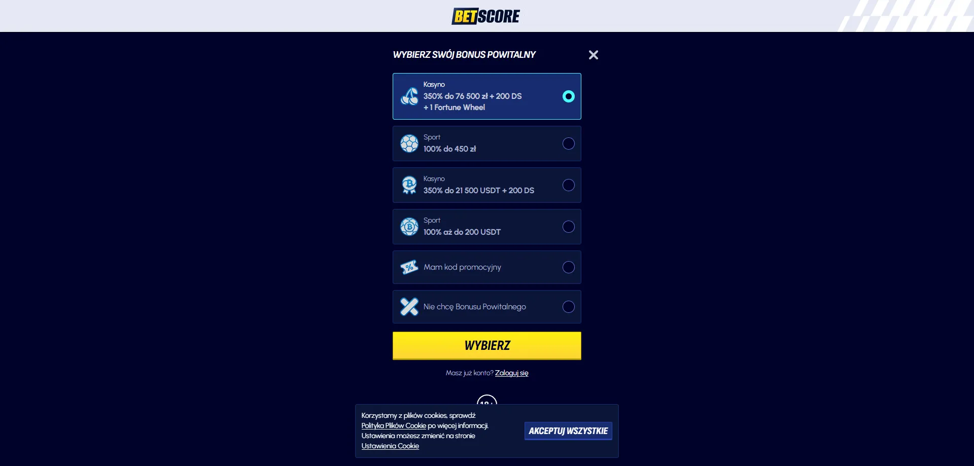 Pobierz Betscore Casino APK – instalacja krok po kroku