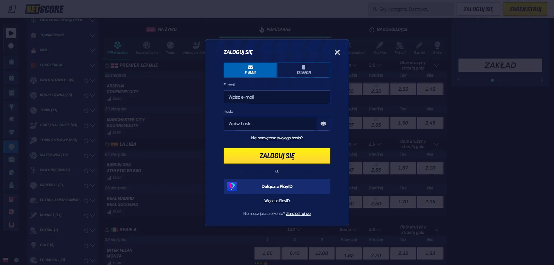 Weryfikacja konta Betscore Casino – bezpieczne logowanie i wypłaty